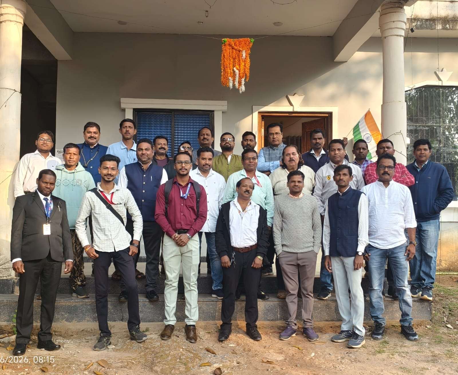 प्रेस क्लब में 77 वें गणतंत्र दिवस पर अध्यक्ष सुरेन्द्र सोनपिपरे ने किया ध्वजारोहण...
