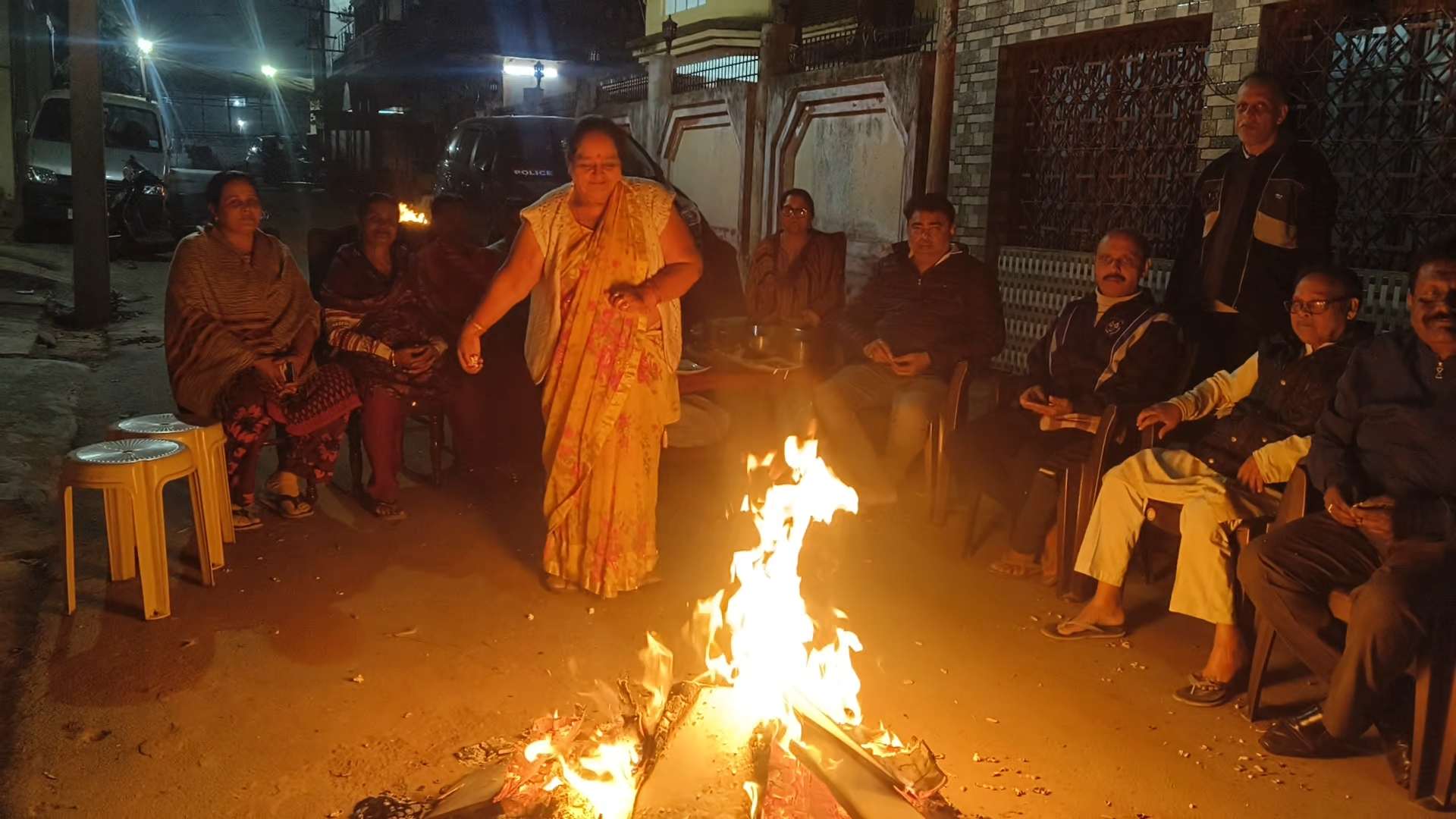 सिख समुदाय द्वारा विकास नगर में लोहड़ी कार्यक्रम का आयोजन