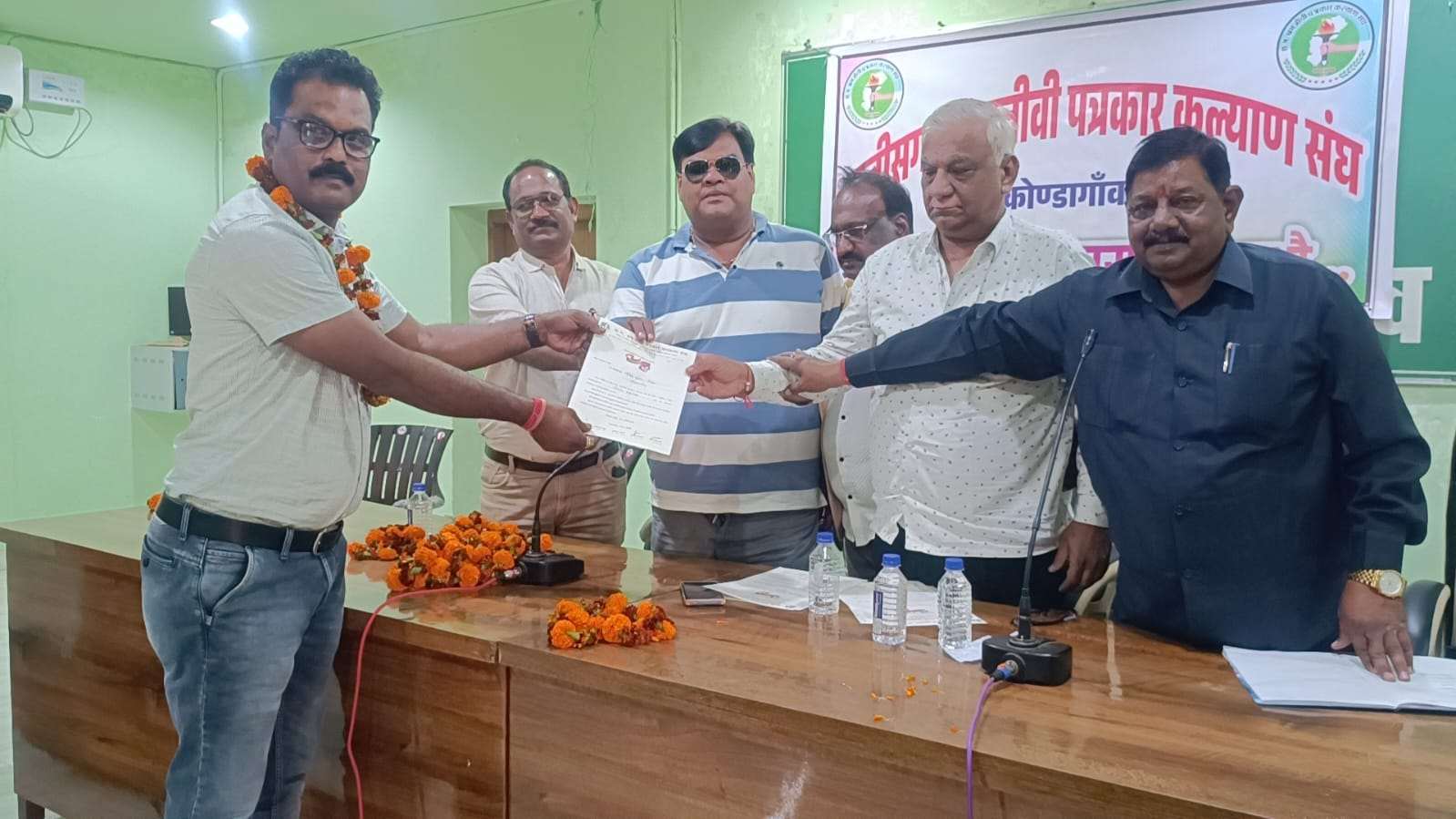 विदोश चंदेल बने श्रमजीवी पत्रकार कल्याण संघ के जिलाध्यक्ष