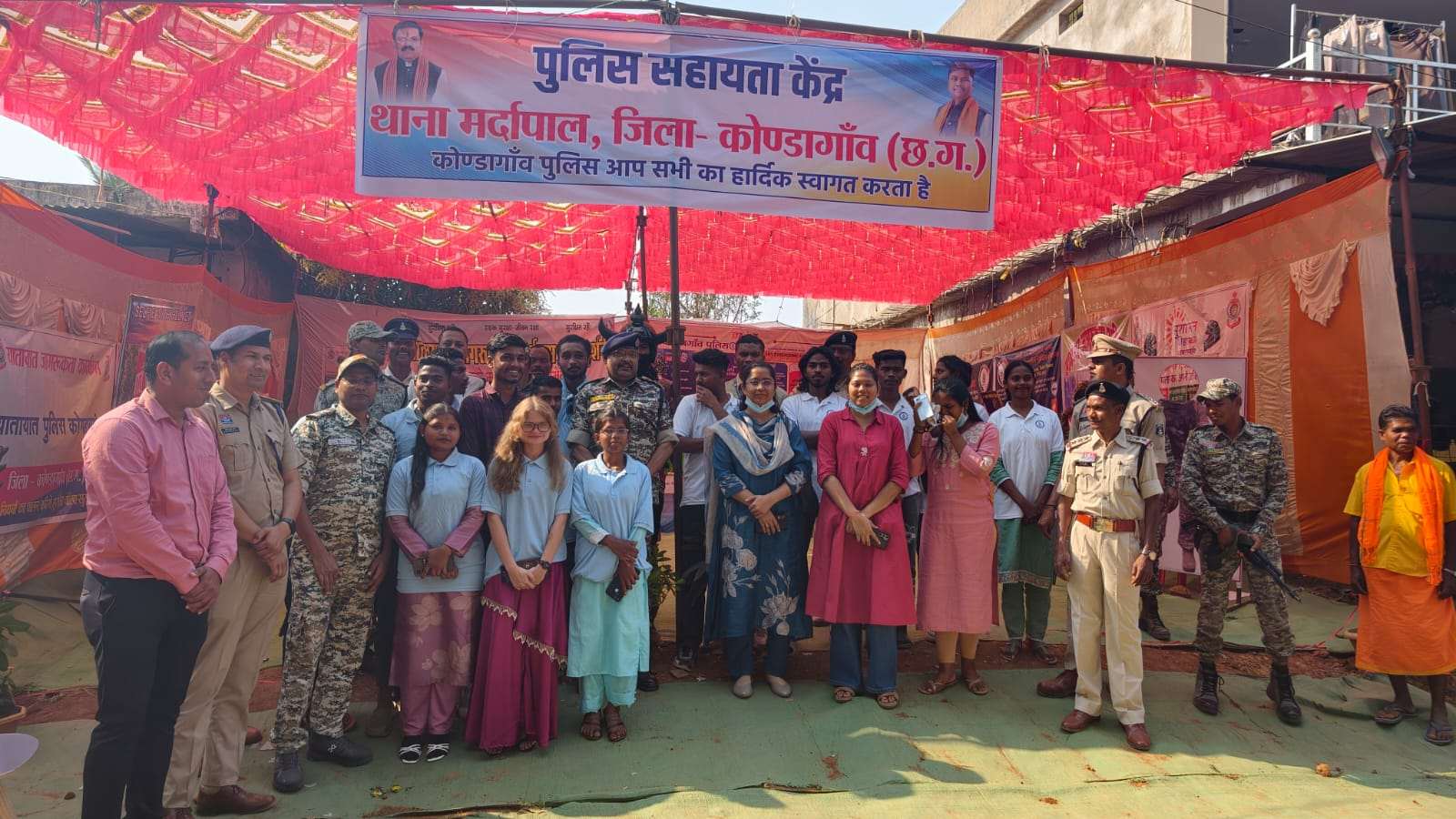मर्दापाल मेला: साइबर व यातायात जागरूकता अभियान, पुलिस सहायता केंद्र का शुभारंभ